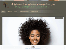 Tablet Screenshot of 4women4women.com